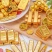 生日蛋糕装饰品巧克力金条金币元宝祝寿财神婚庆喜糖摆件插