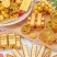 生日蛋糕装饰品巧克力金条金币元宝祝寿财神婚庆喜糖摆件插