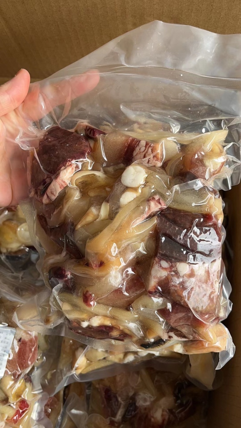精品羊杂牛杂无肝肺血真空包装全熟