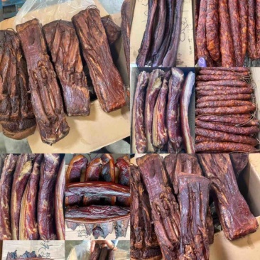 烟熏猪耳朵猪脚猪脸猪拱嘴儿五花腊肉小香猪排