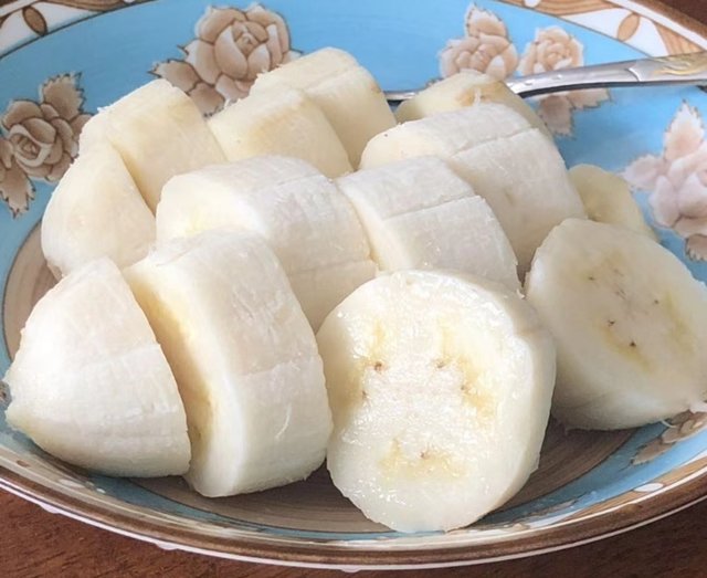 蒸香蕉的制作过程图示