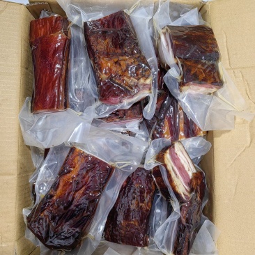 重庆精品三线腊肉、五花腊肉、真空包装直销支持贴牌一件代发