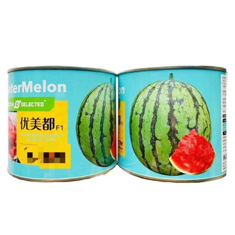【正品保证】中科优美都西瓜水果种子金美都西瓜种子改良麒麟
