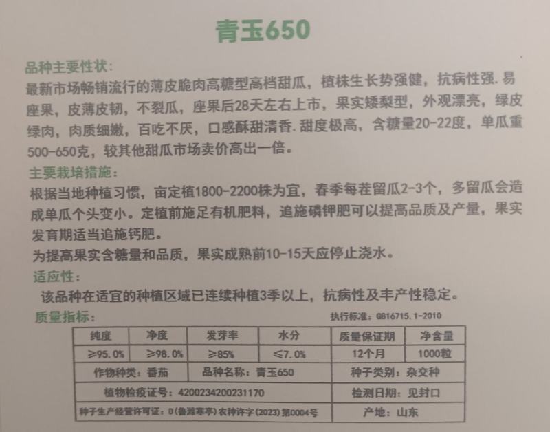 山东潍坊寿光绿宝甜瓜种子博洋九甜瓜种子羊角蜜甜瓜种子苗子