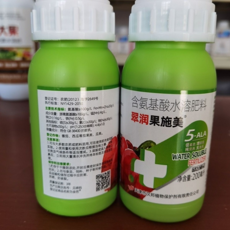 汉邦翠润果施美采用天然植物内源物质水溶肥料