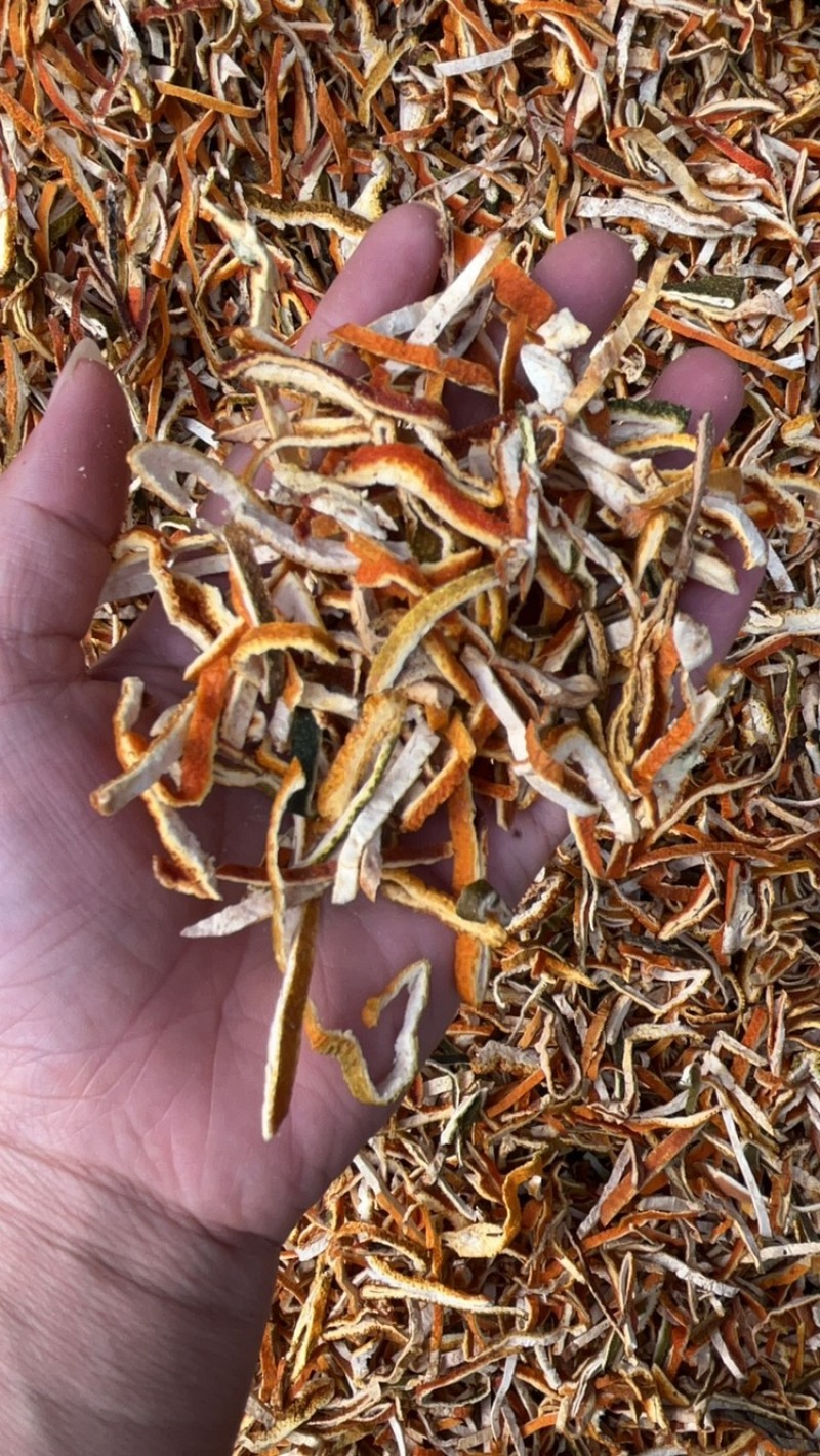 新货陈皮丝，陈皮个