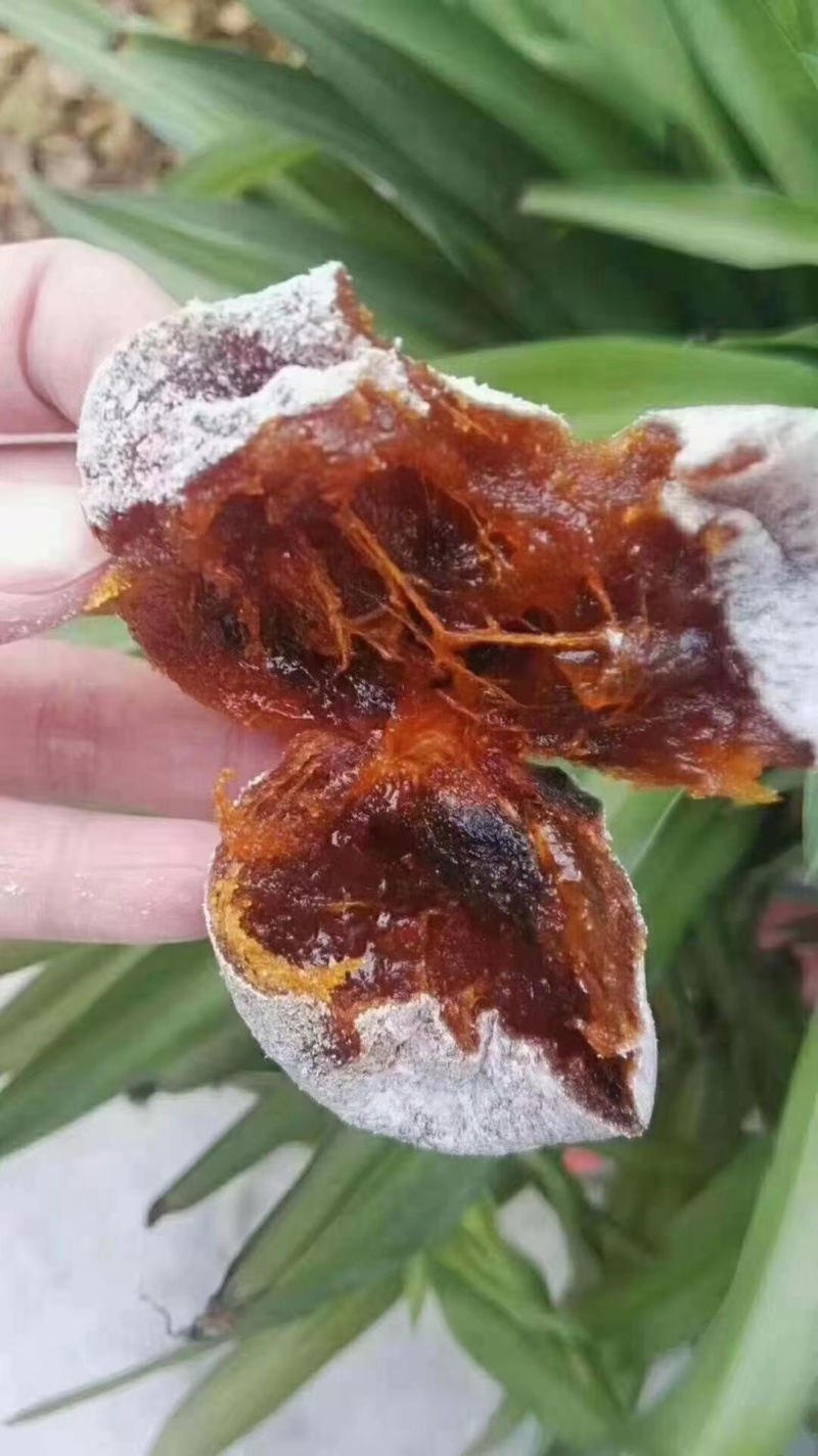 老树糖霜柿饼农家纯手工制作自然上霜无添加常年供应
