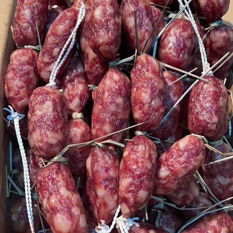 腊肠肉肠纯肉香肠广味香肠广味腊肠干度好味道好价格美丽