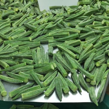 冻秋葵干厂家发货可视频看货质量保证欢迎来电洽