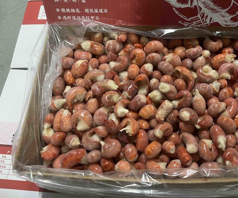 薄冰款单冻龙虾尾，精品新鲜虾尾9.6斤装