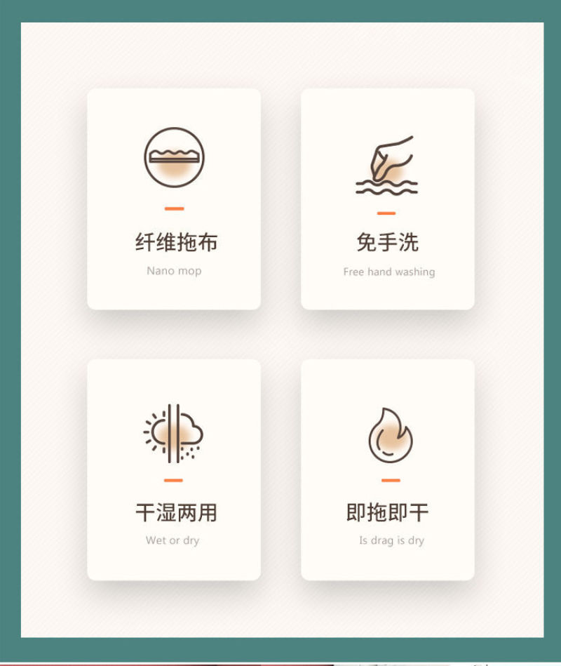 包邮免手洗拖把家用懒人拖地神器一拖净带桶平板拖布替换干湿