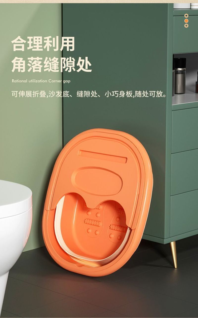 包邮泡脚桶可折叠收纳家用洗脚桶按摩养生宫寒中药足浴盆