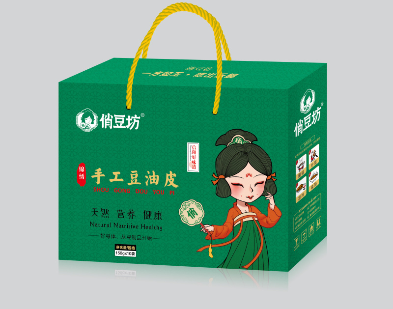 俏豆坊豆油皮醇香美味豆香浓郁欢迎订购一手货源