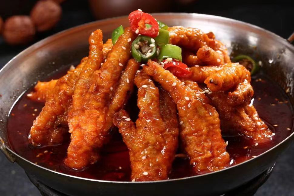 泡椒凤爪特写