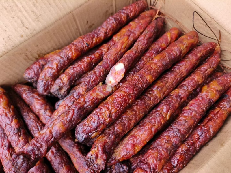 【香肠】香肠纯肉香肠3种口味，麻辣五香广，川味香肠