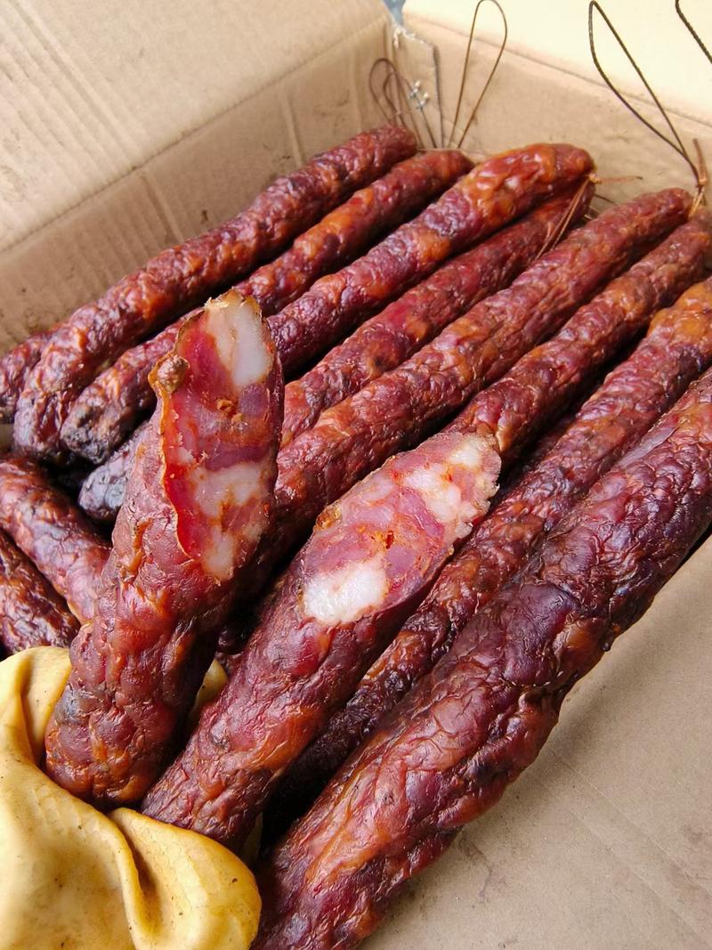 【香肠】香肠纯肉香肠3种口味，麻辣五香广，川味香肠