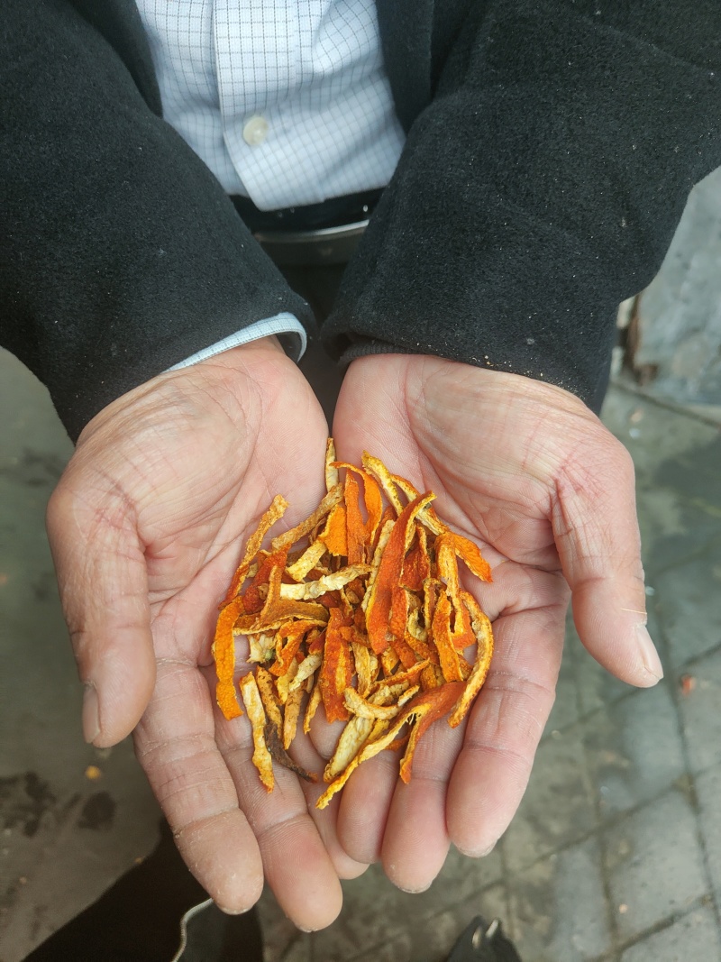 新陈皮个陈皮丝纯桔子皮产新无硫烘干过检大货产地供应
