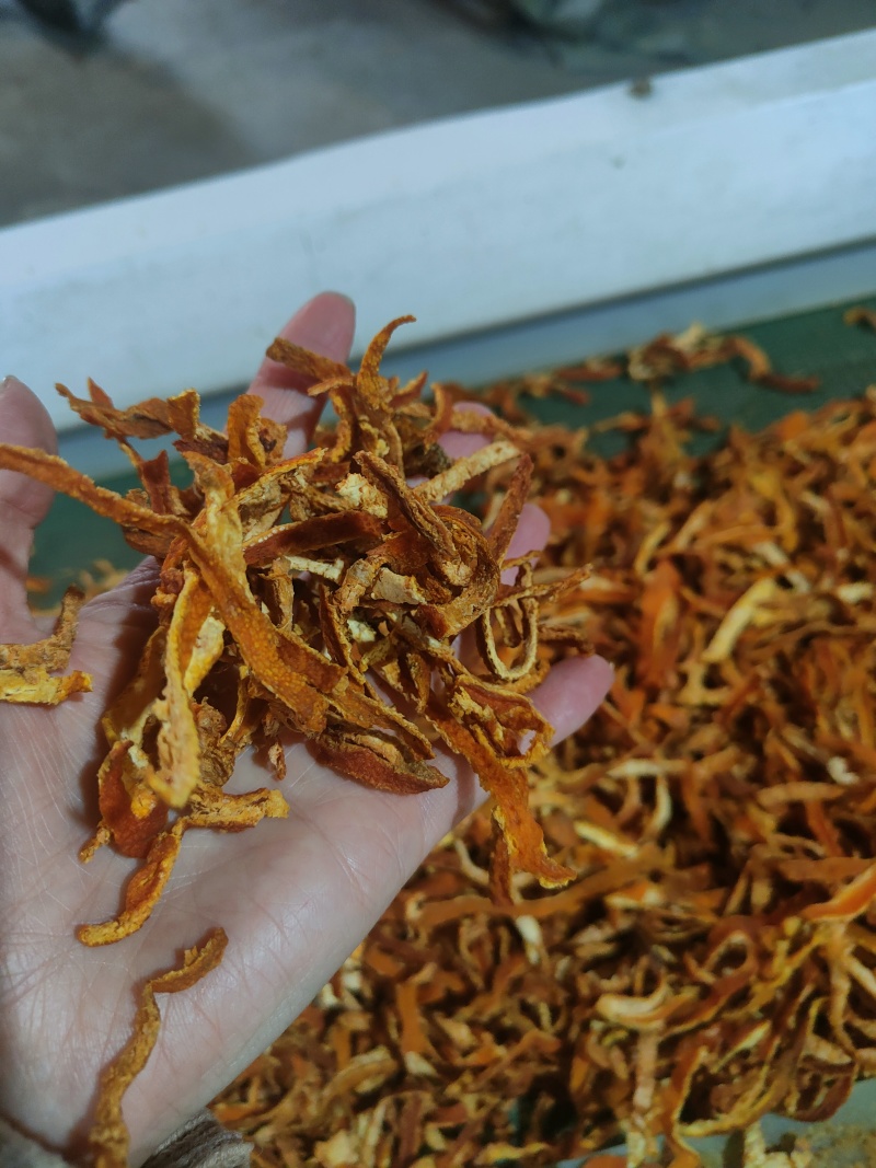 烘干纯蜜桔皮含量能过检产地批发价，量大价优，欢迎咨询