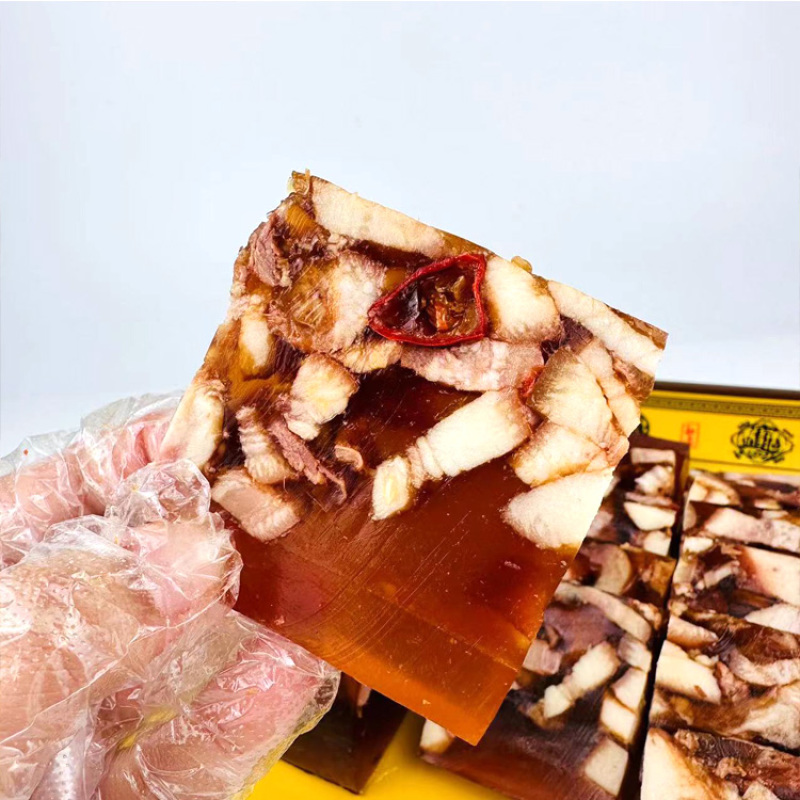 香辣猪头肉冻批发，一袋起发，三袋包邮，全国发货，送货上门