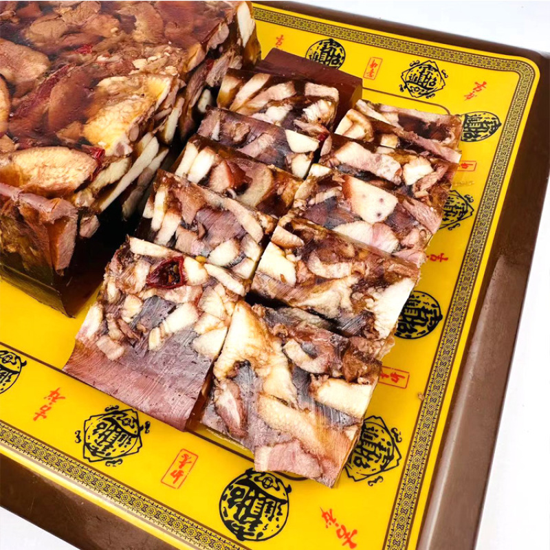 香辣猪头肉冻批发，一袋起发，三袋包邮，全国发货，送货上门