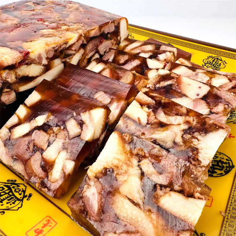 香辣猪头肉冻批发，一袋起发，三袋包邮，全国发货，送货上门