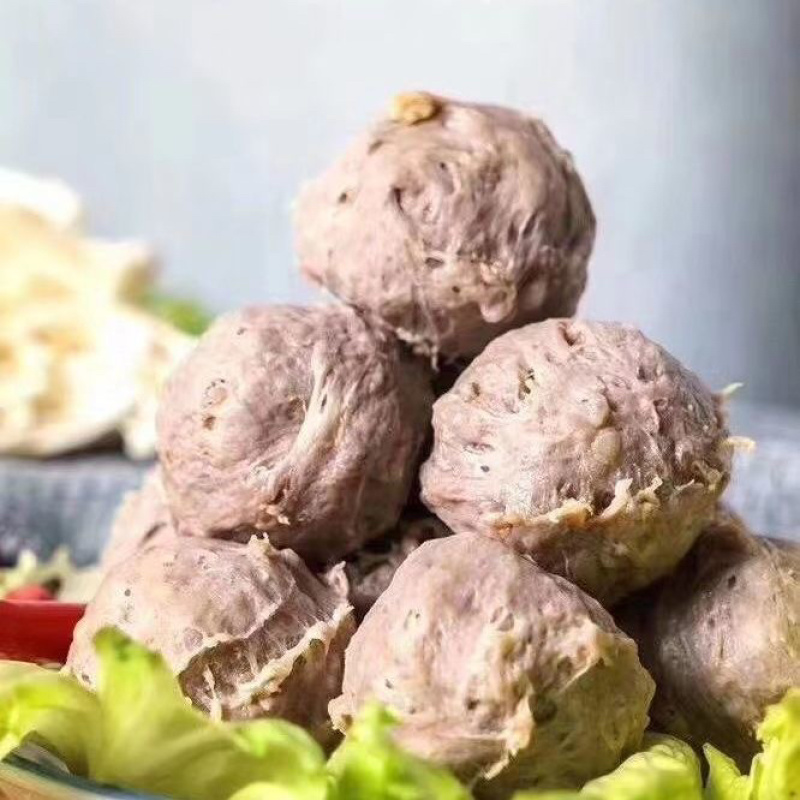 手槌牛筋丸牛肉丸展会地摊电商正宗潮汕特产牛筋丸牛肉丸