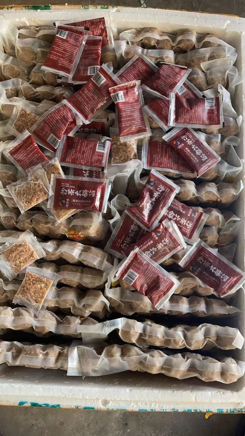 手槌牛筋丸牛肉丸展会地摊电商正宗潮汕特产牛筋丸牛肉丸