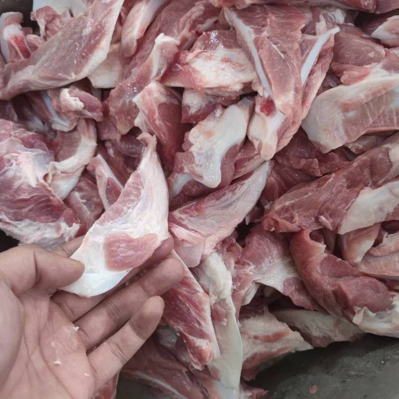 分割猪产品:月牙骨，肥猪月牙