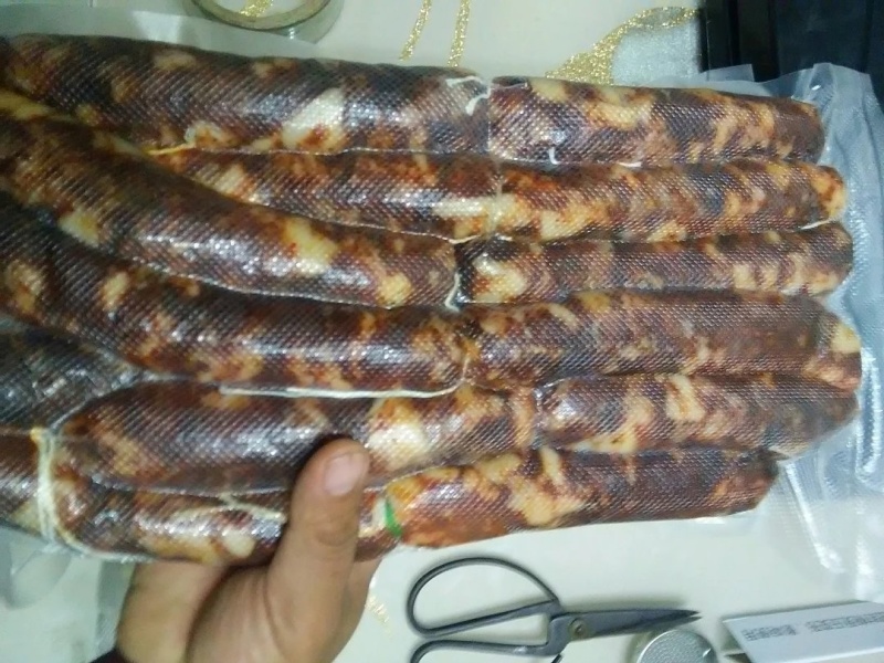 农家自己做的香肠腊肉