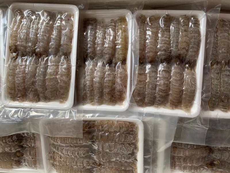 渤海湾活剥鲜冻生皮皮虾肉虾爬肉