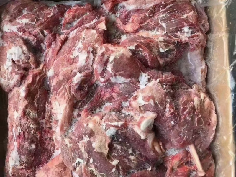 去骨羊肉，新剔纯干无水大羊前后腿肉制作，现货大量供应！