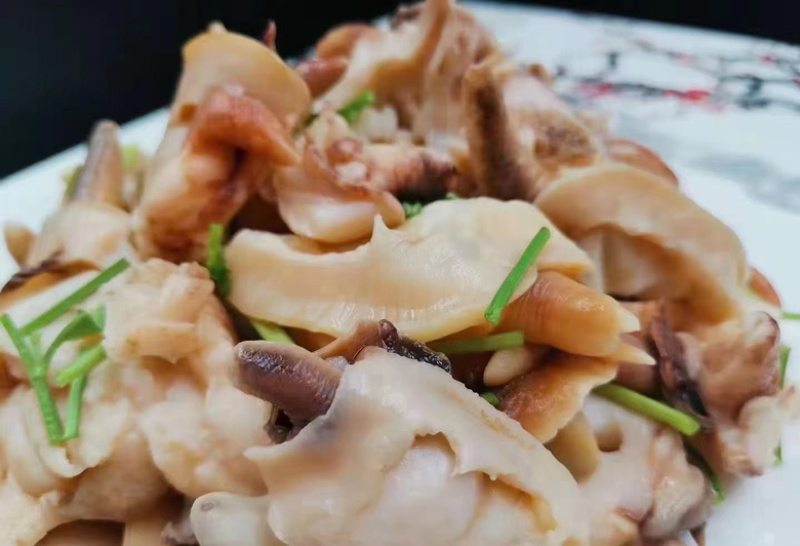 三去盐柔小蚌仔刺身料理凉拌涮锅食材北极蚌蚌仔唇边