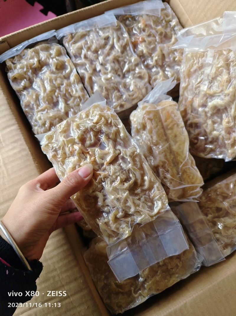 扇贝边扇贝裙带扇贝肉原料食材料捞汁炝拌炒菜火锅
