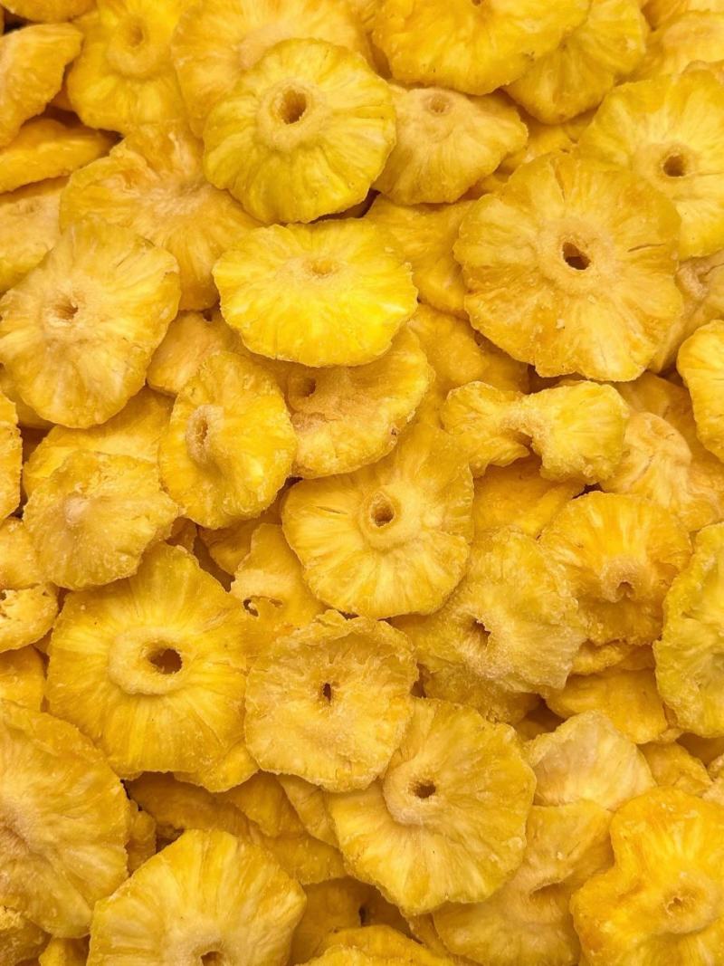 【包邮】菠萝干果蜜饯水果干甜菠萝圈凤梨干片休闲食品干货批