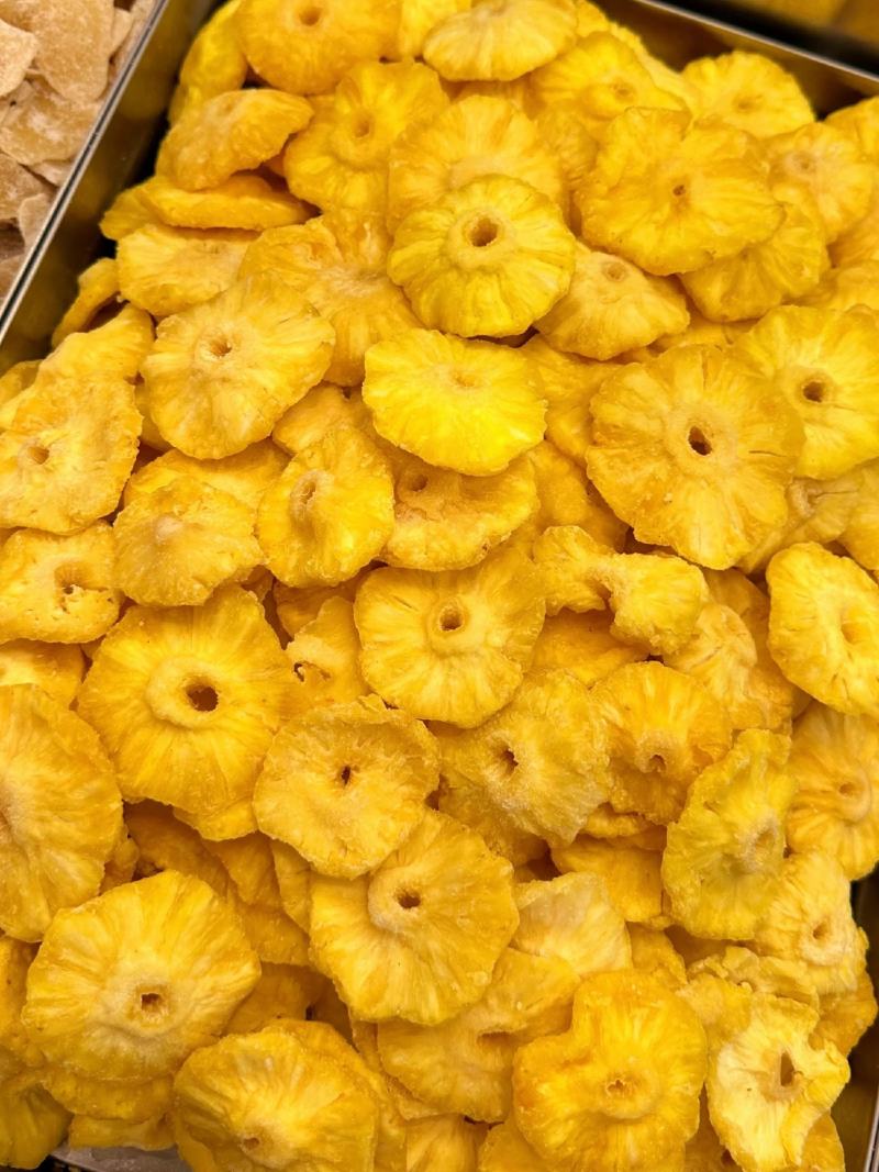 【包邮】菠萝干果蜜饯水果干甜菠萝圈凤梨干片休闲食品干货批