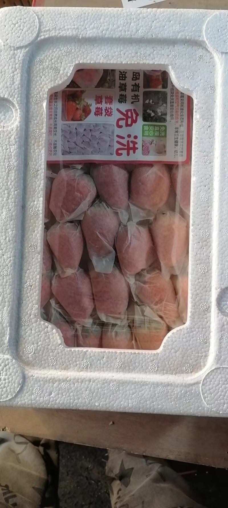 免洗草莓套袋草莓穿衣奶油草莓精美礼品电销热品欢迎联系