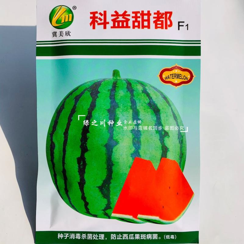 甜美都西瓜种子早熟糖度高含糖14度以上瓤红皮薄基地专用