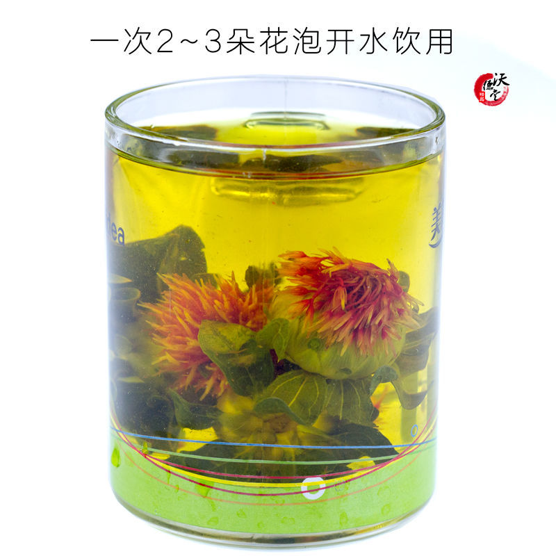 红花整朵中药材西藏草红花果网红花茶番红花头茶正
