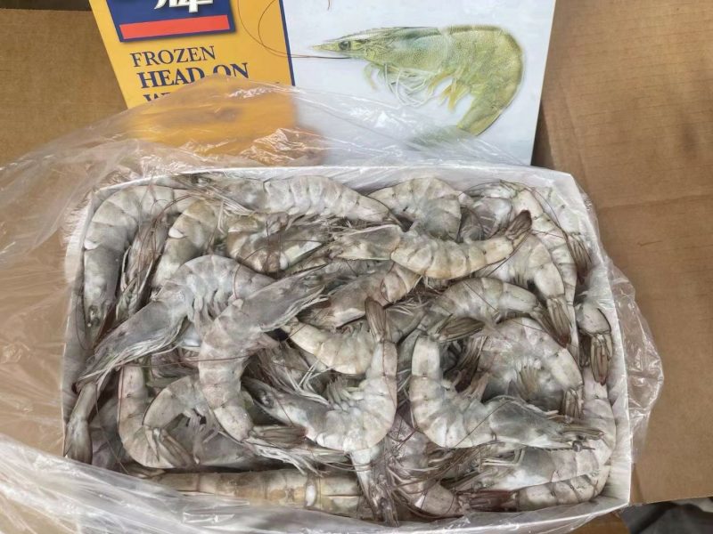 厄瓜多尔白虾王牌盐冻1.5kg*6盒