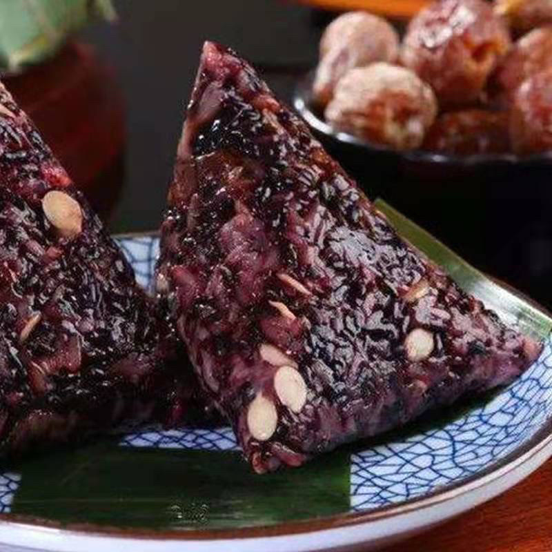 黑糯米血糯米农家自种粽子米5斤装大米糯米饭整箱袋装包邮