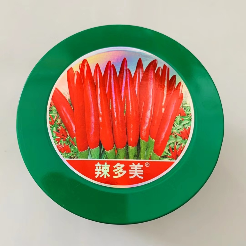 杂交簇生朝天椒种子鲜食加工兼用果长一般7-8公分辣味弱