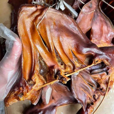 【腊肉】烟熏干腊猪耳（腊肉香肠批发一手货源量大从优）