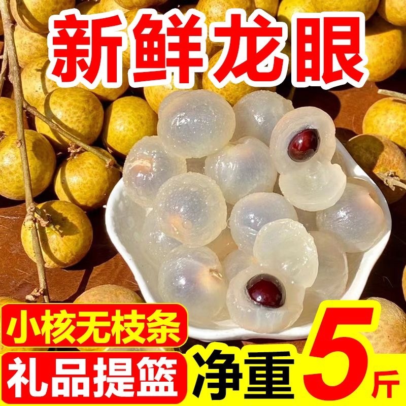 现摘水果新鲜龙眼应季采摘水果桂圆小核龙眼批发整箱包邮