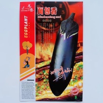 面包香茄子种子高品质烤茄专用品种果墨黑肉绿质细腻烧烤茄子