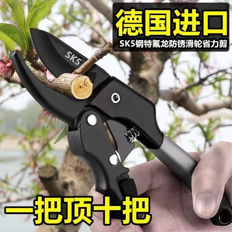 德国剪刀明悦心修枝剪花艺园艺园林粗枝省力剪刀果树摘果花木