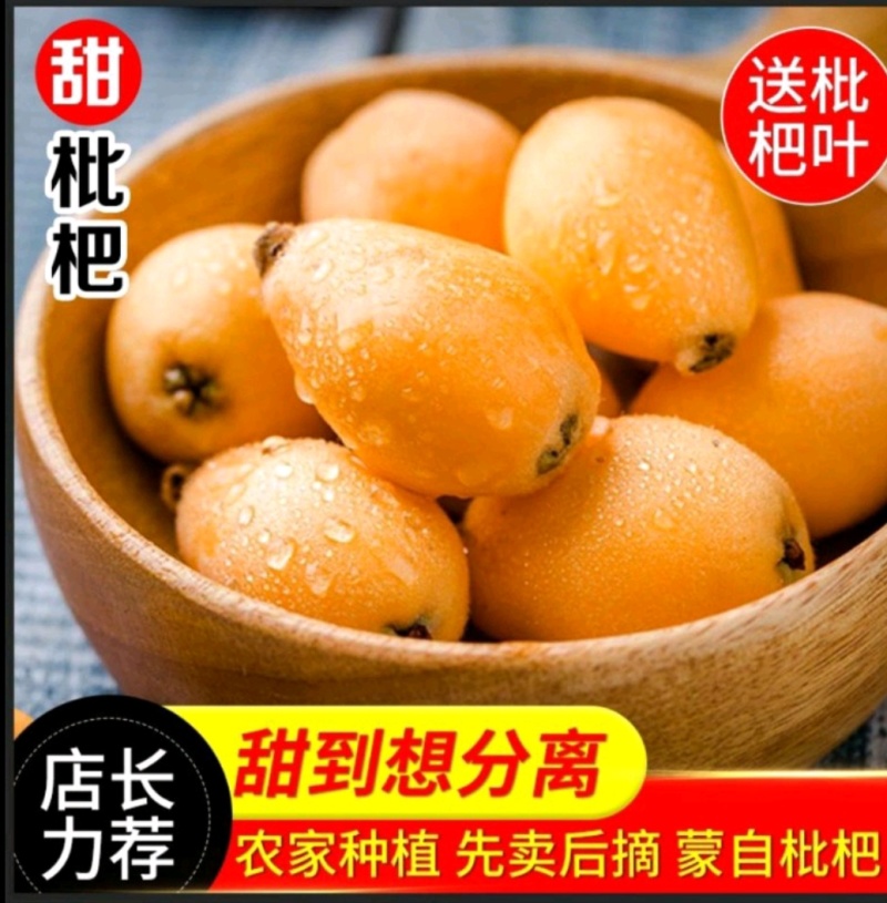 蒙自枇杷各种规格电商货多多买菜、网套果美团等…
