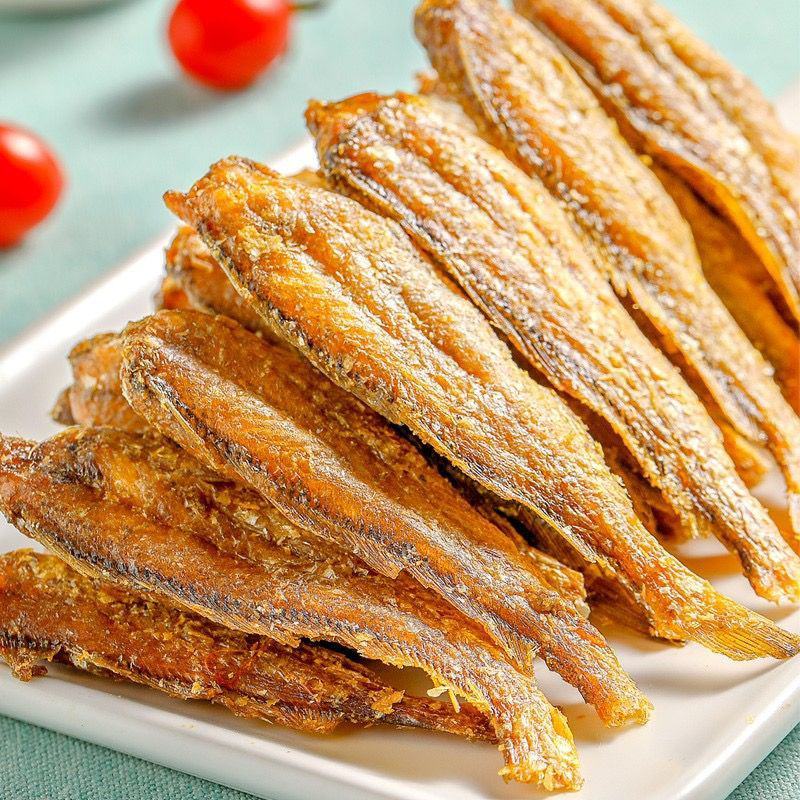 香酥小黄鱼干即食小鱼干海味零食小吃休闲食品鱼仔小黄鱼酥批