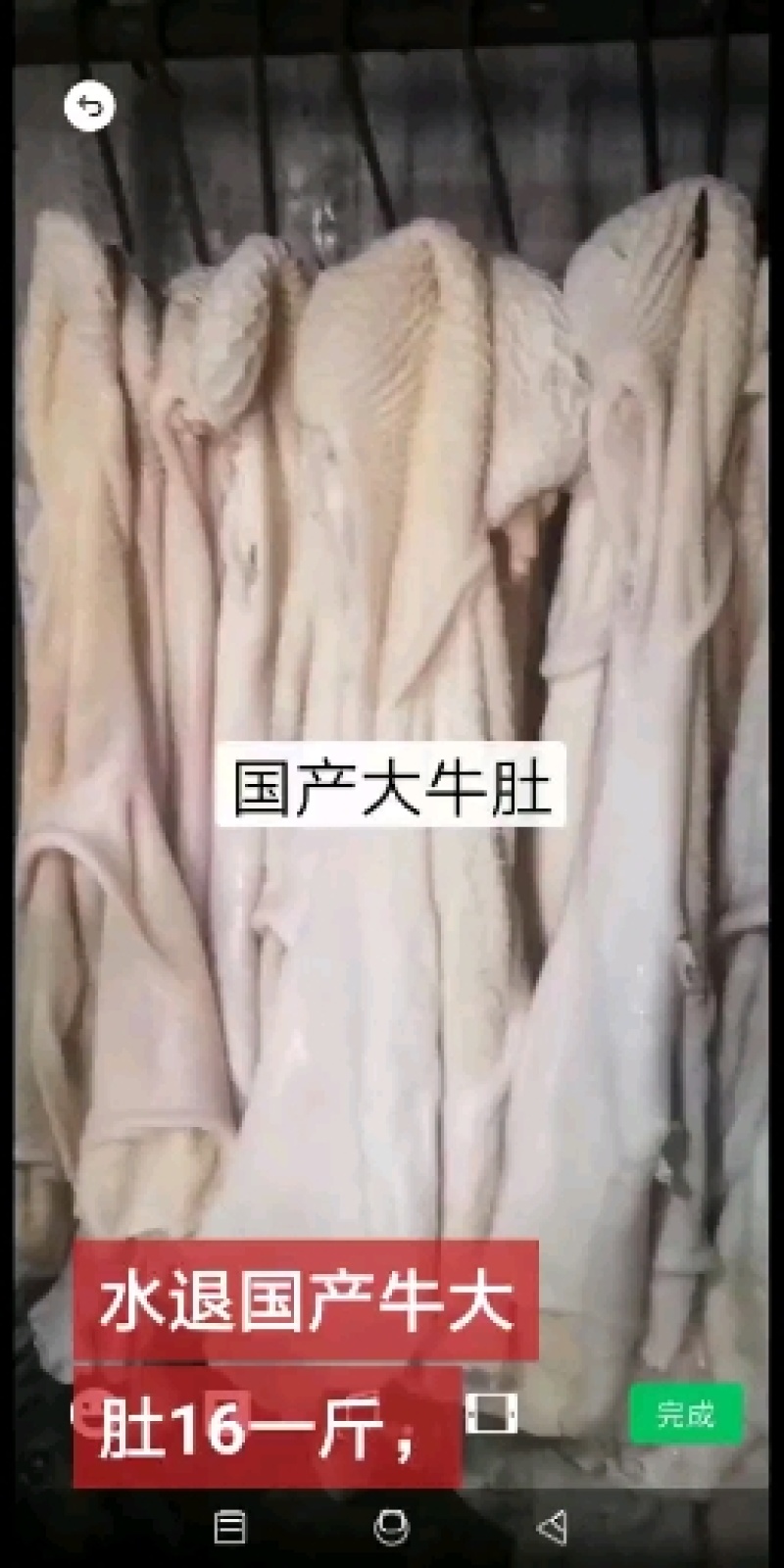 存干牛肚，带金钱肚，保质保量