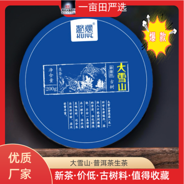 云南临沧普洱茶生普洱茶古树茶七子饼茶批发大雪山生普