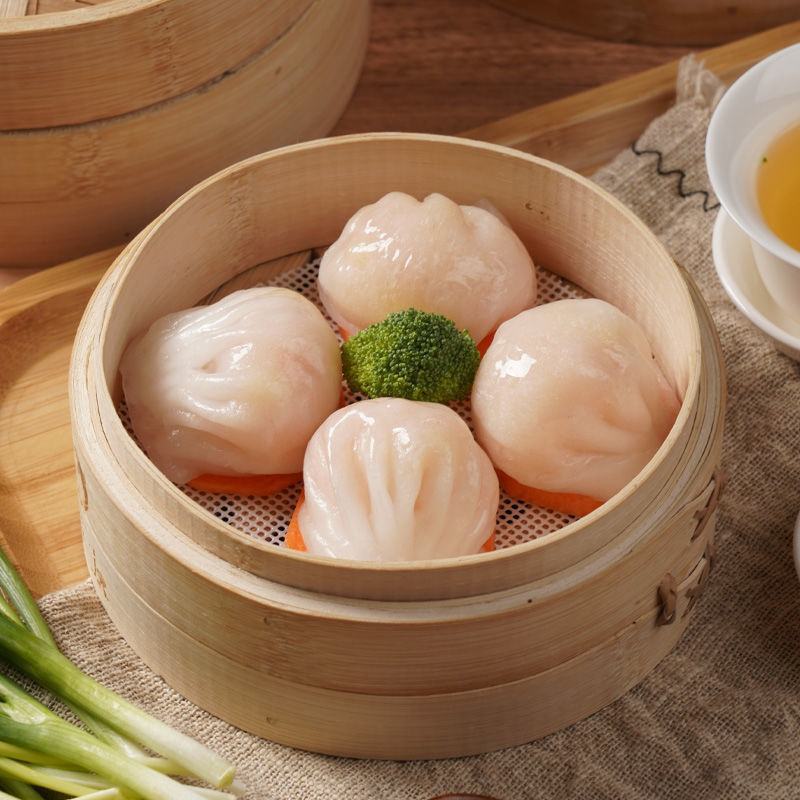 广东水晶虾饺广式港式手工点心虾仁儿童虾饺皇速冻半成品早餐